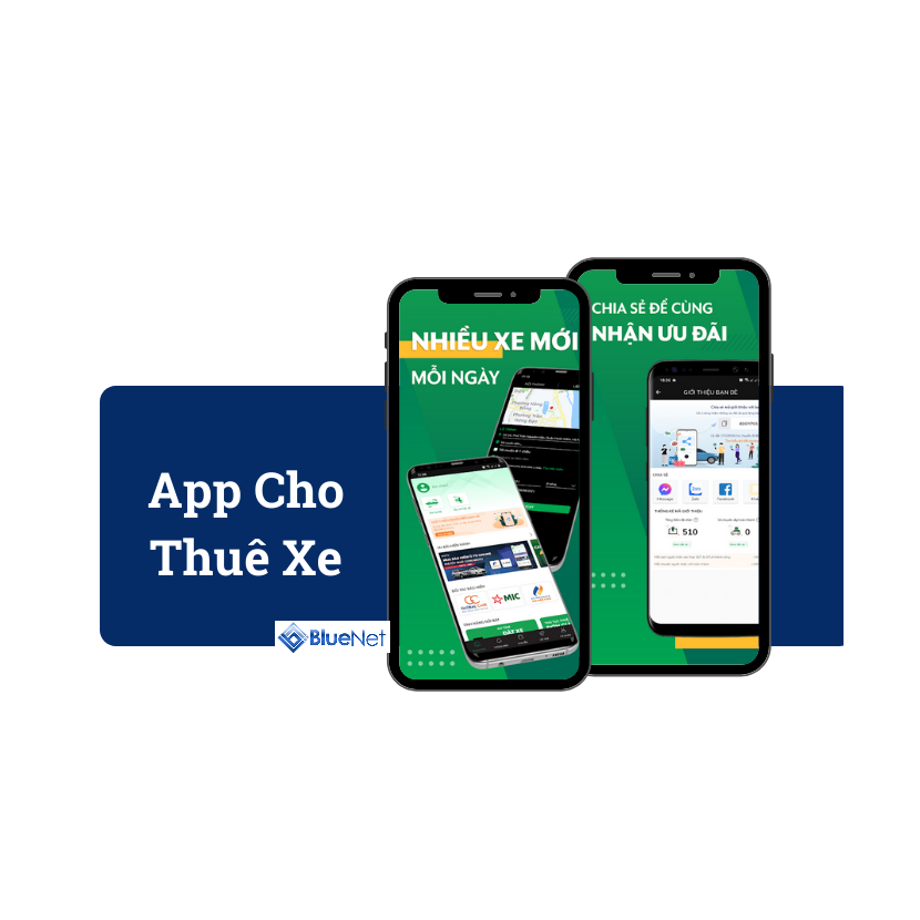 Thiết kế app cho thuê xe oto tự lái TripX - Appmobile.vn