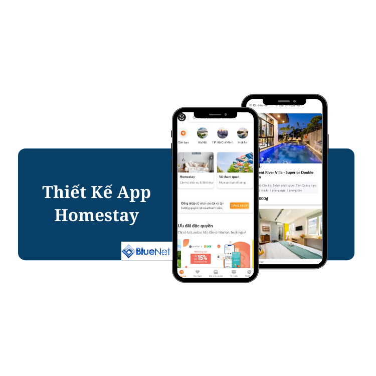 Thiết kế app đặt phòng Homestay Hồ Đồng Đò dễ dàng, tiện lợi