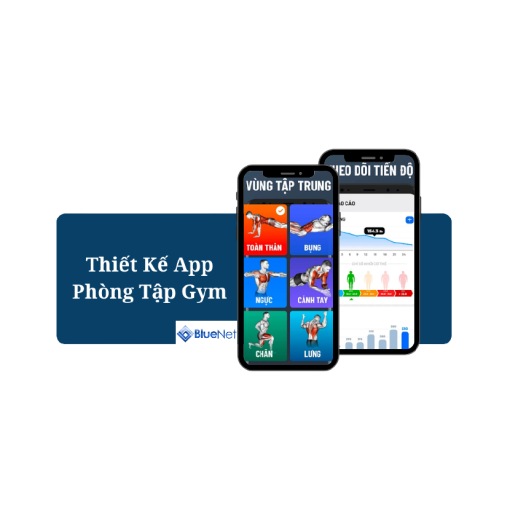 Thiet ke app phong tap gym logo