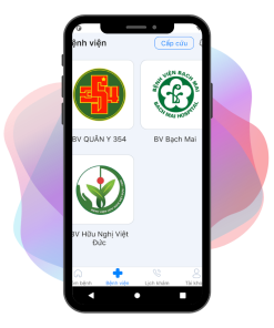 thiet ke app mobile kham benh bacsi24 7
