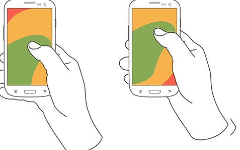 Các nguyên tắc thiết kế app mobile quy tắc ngón tay cái