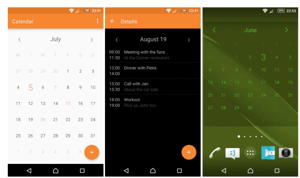 Mã nguồn app Android Simple Calendar