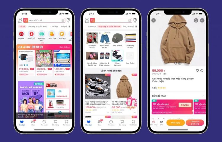 app ban hang online lazada