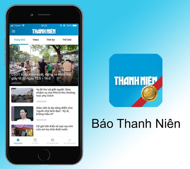 app bao thanh nien dep